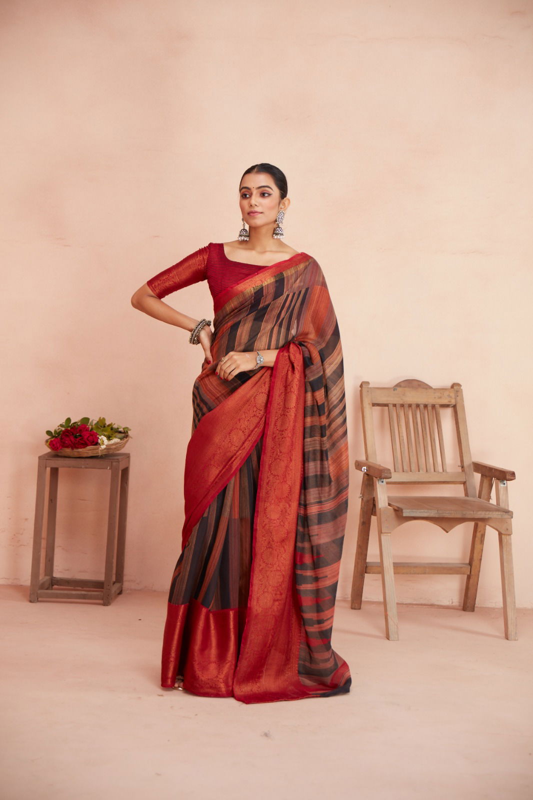 Sr Meera Queen Chanderi Saree Catalog